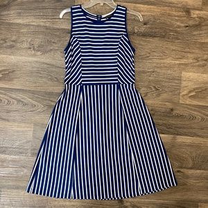 Banana Republic Blue & White Striped Dress Size 6